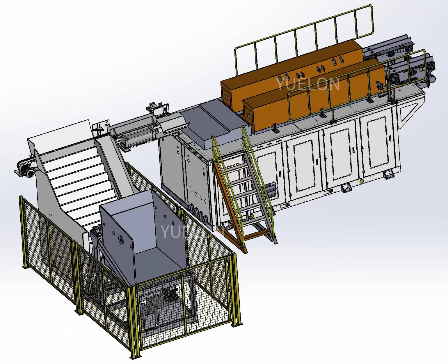  Automatic Induction Forging system with double furnace